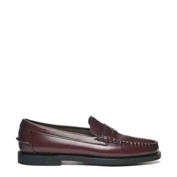 Sebago Classic Dan Men Grandeur Sz 14 Handsewn Shoes Loafer Garnet